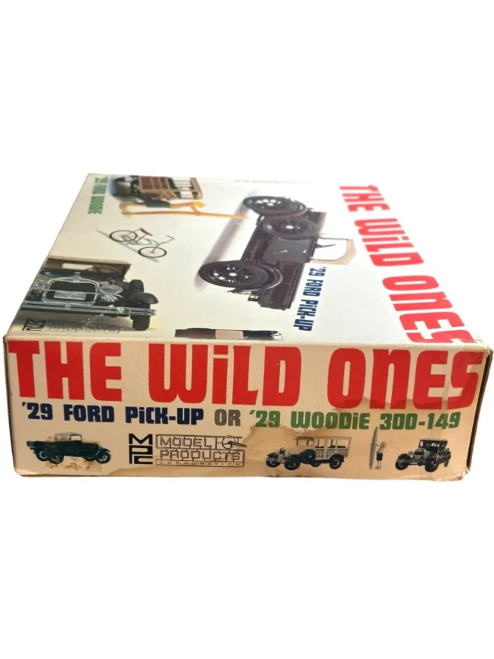 Vintage The Wild Ones 29 Ford Pick-Up Or Woodie 1/25 Model Kit MPC 300-149 Unass